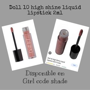 New doll 1 high shine liquid lipstick 2ml